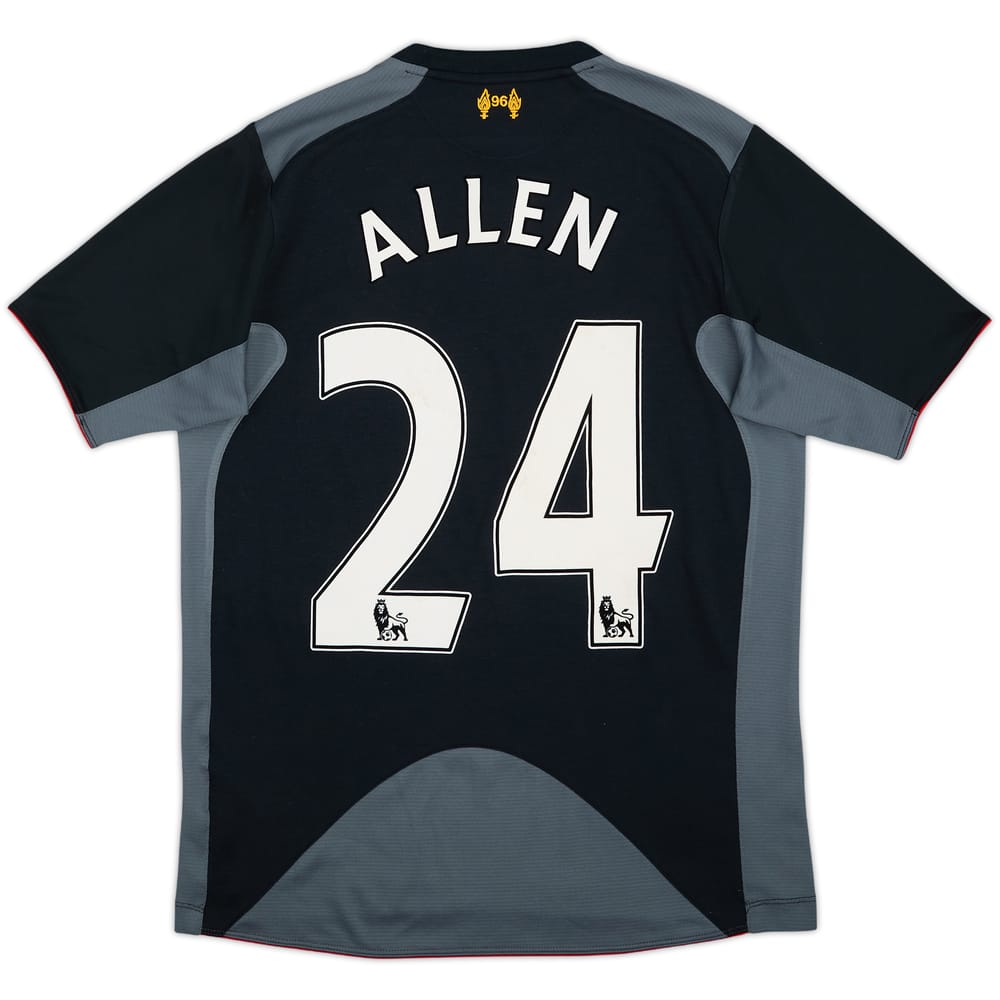 2012-13 Liverpool Away Shirt Allen #24 - 7/10 - (XL.Boys)
