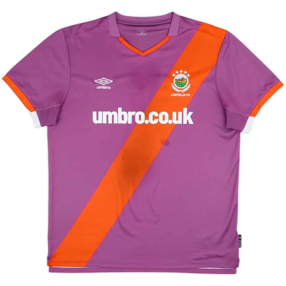 2020-21 Linfield Away Shirt - 4/10 - (XL)
