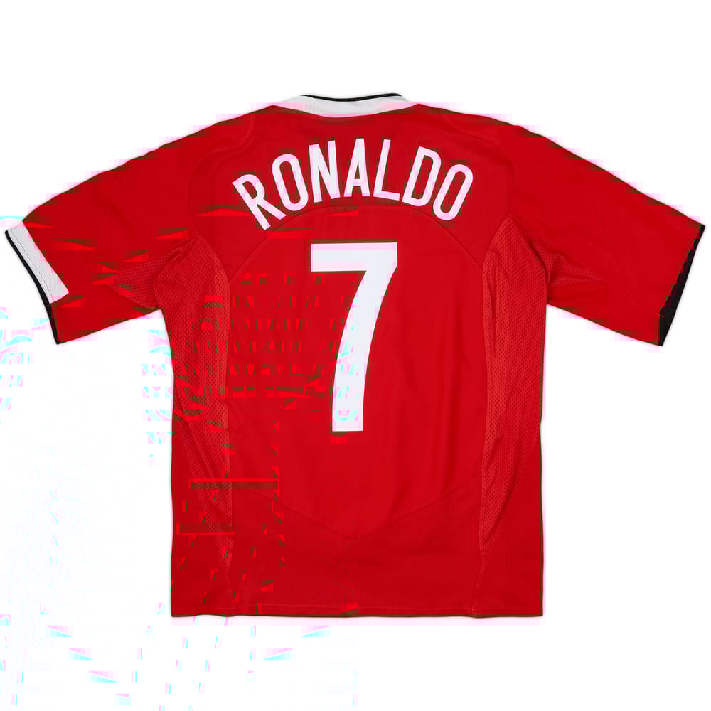 2004-06 Manchester United Camiseta Local Ronaldo #7 - 6/10 - (L)