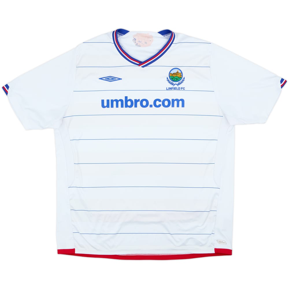 2009-10 Linfield Camiseta Visitante - 8/10 - (XL)