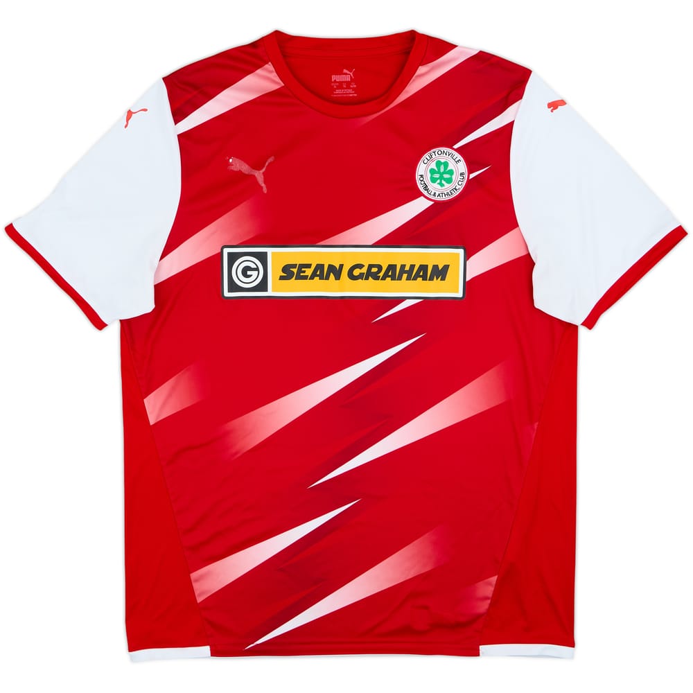 2021-23 Cliftonville Home Shirt - 4/10 - (XL)