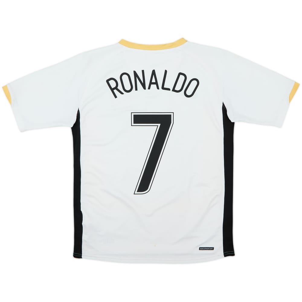 2006-08 Manchester United Away Shirt Ronaldo #7 - 6/10 - (XL.Boys)