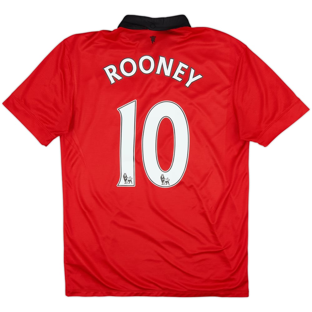 2013-14 Manchester United Home Shirt Rooney #10 - 6/10 - (M)