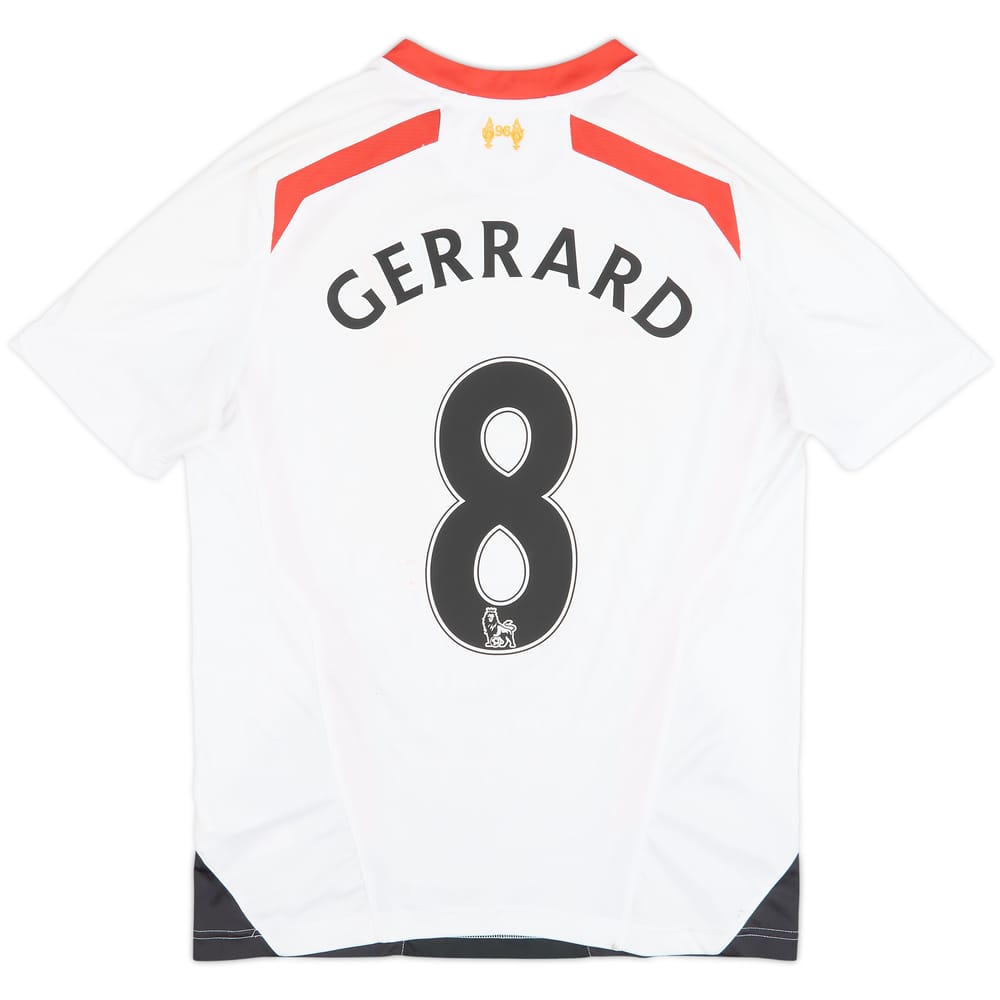 Camiseta de visitante del Liverpool 2013-14 Gerrard #8 - 6/10 - (S)