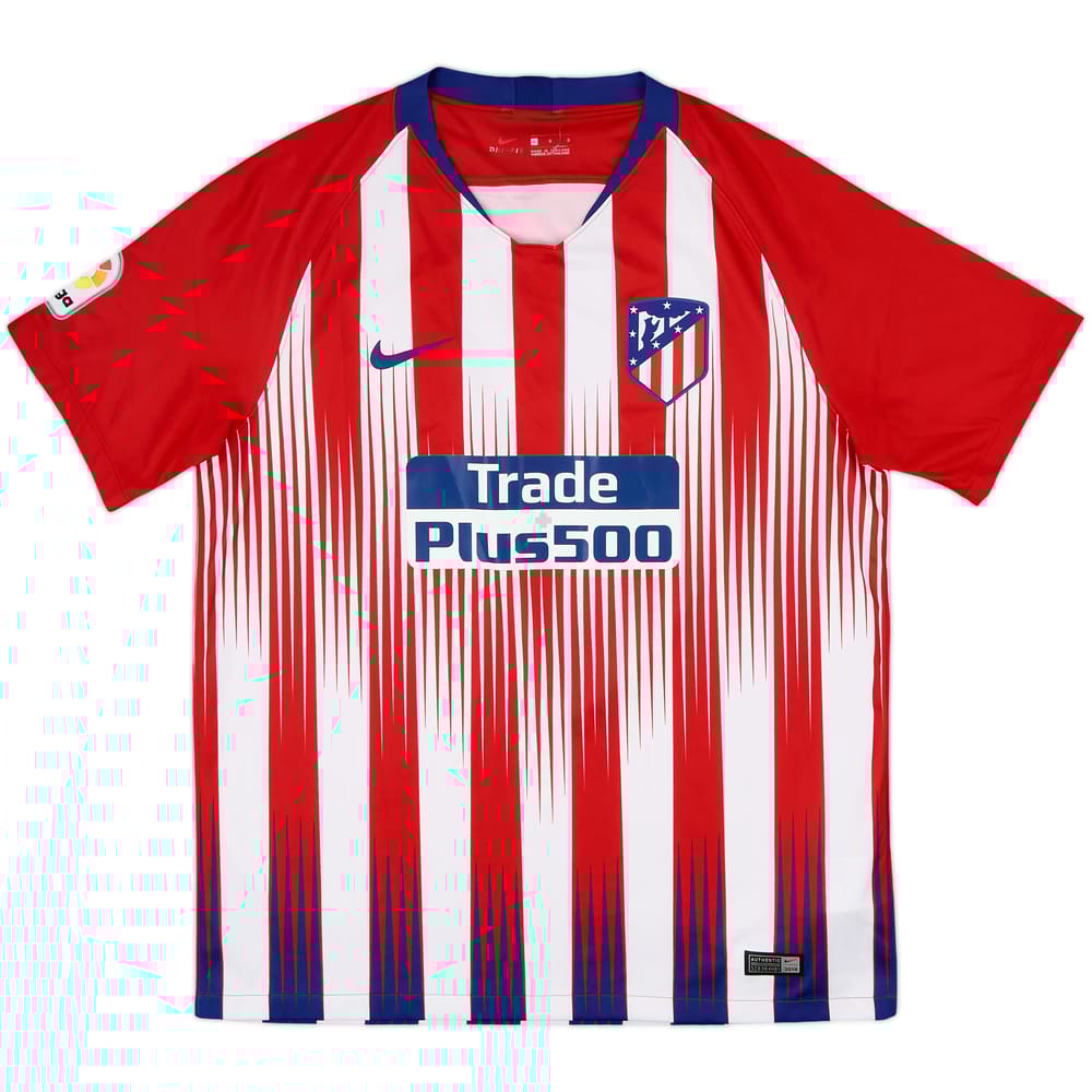 2018-19 Atletico Madrid Home Shirt - 9/10 - (L)