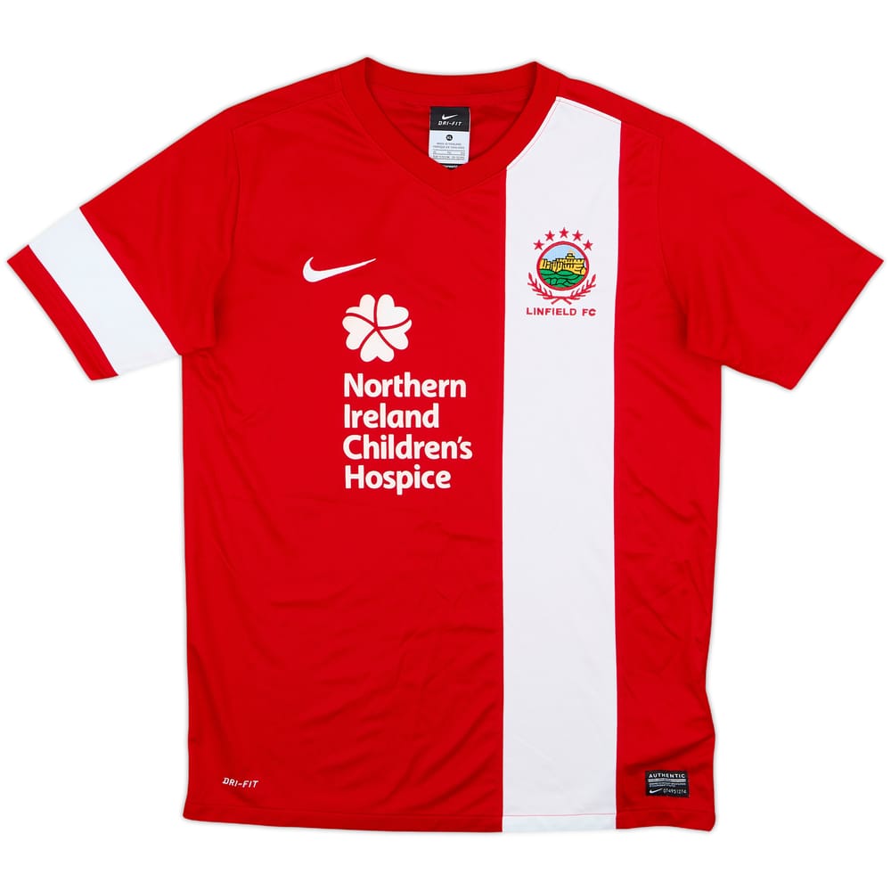 Camiseta de visitante del Linfield 2013-14 - 8/10 - (Niños XL)