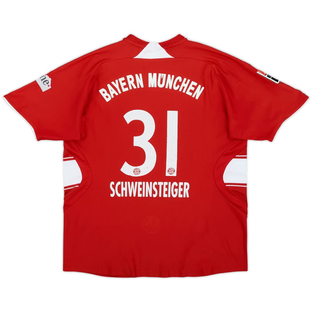 2007-08 Bayern Munich Home Shirt Schweinsteiger #31 - 5/10 - (M.Boys)