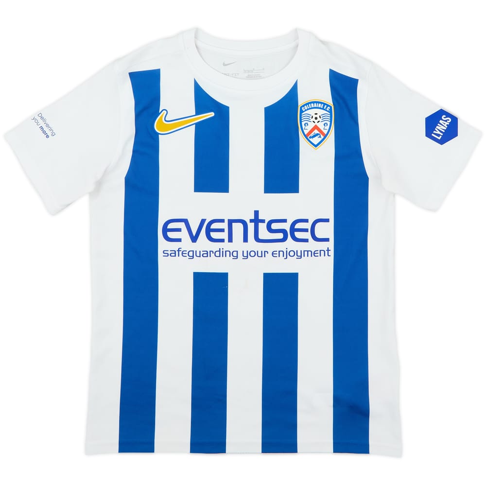 2022-24 Coleraine Home Shirt - 7/10 - (L.Boys)
