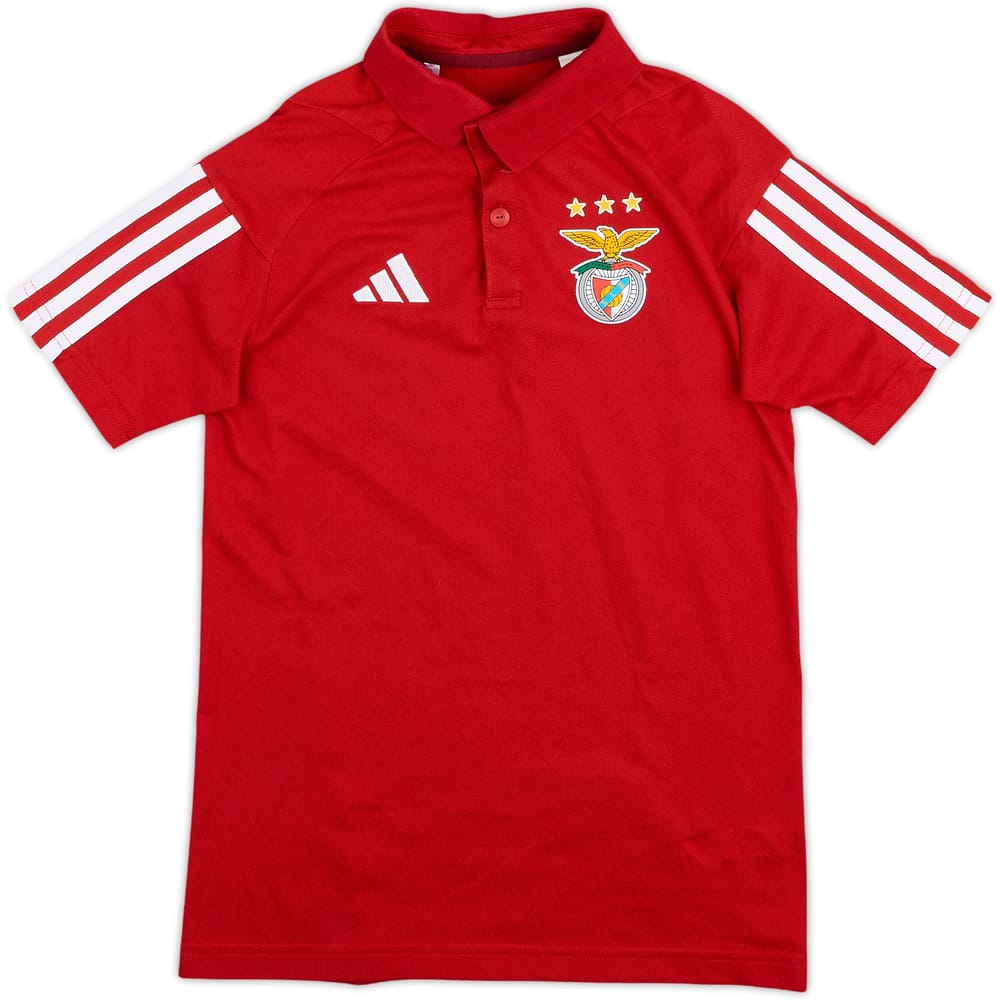 2023-24 Benfica adidas Polo Shirt - 8/10 - (S.Boys)
