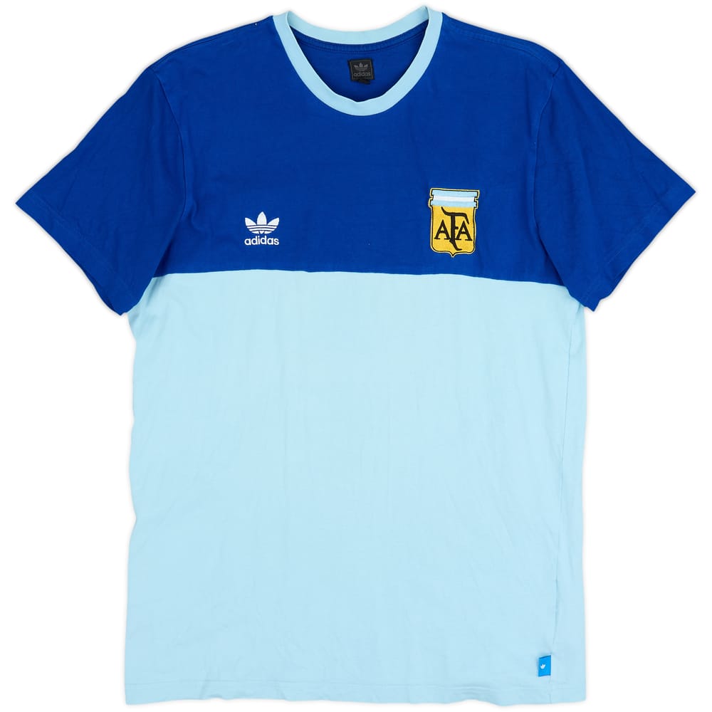 2010-11 Argentina adidas Originals Cotton Tee - 8/10 - (L)