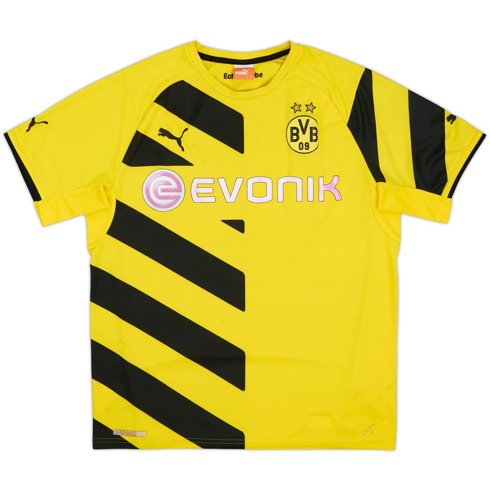 2014-15 Borussia Dortmund Home Shirt - 4/10 - (L)