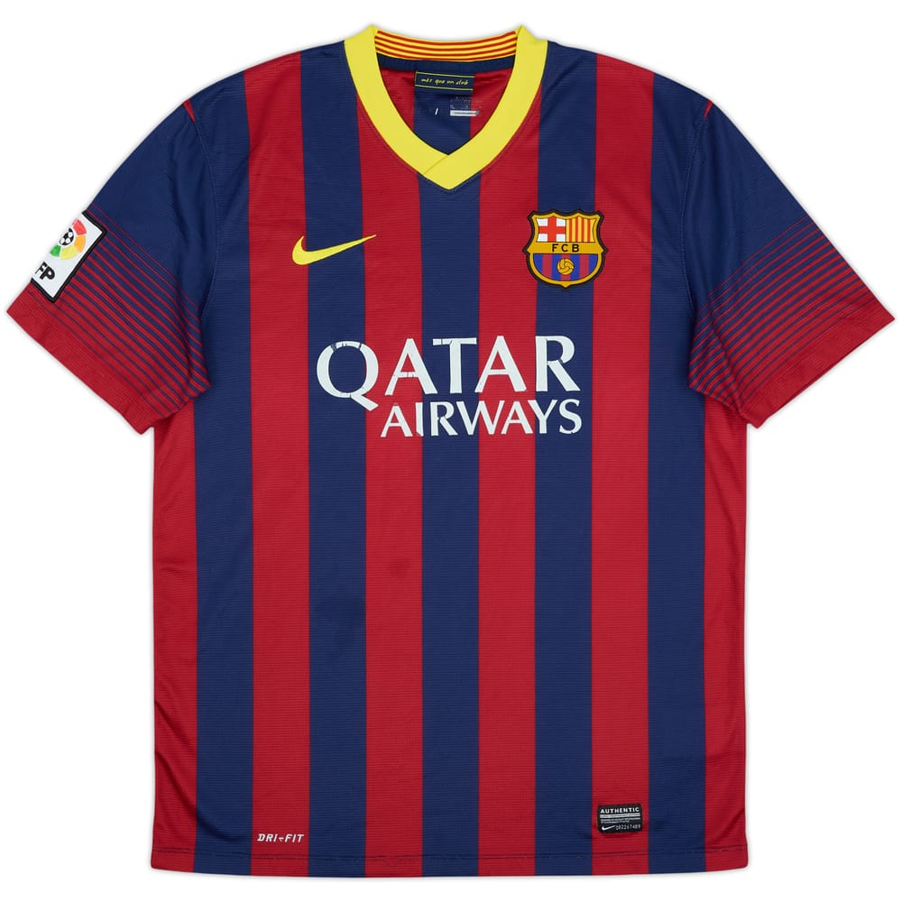 2013-14 Barcelona Camiseta Local - 5/10 - (M)