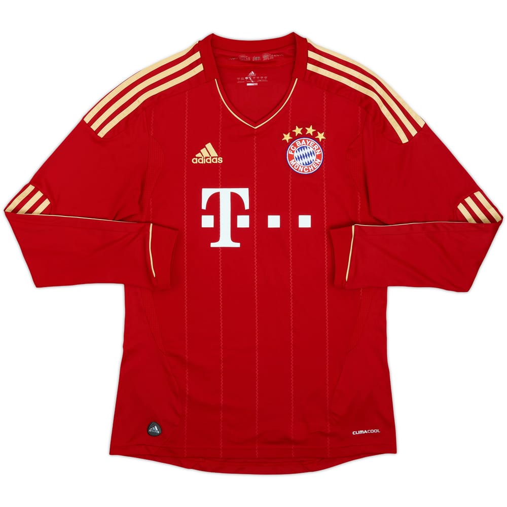 2011-13 Bayern Munich Home L/S Shirt - 5/10 - (S)
