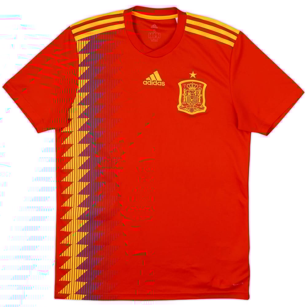 2018-19 Spain Home Shirt - 8/10 - (S)