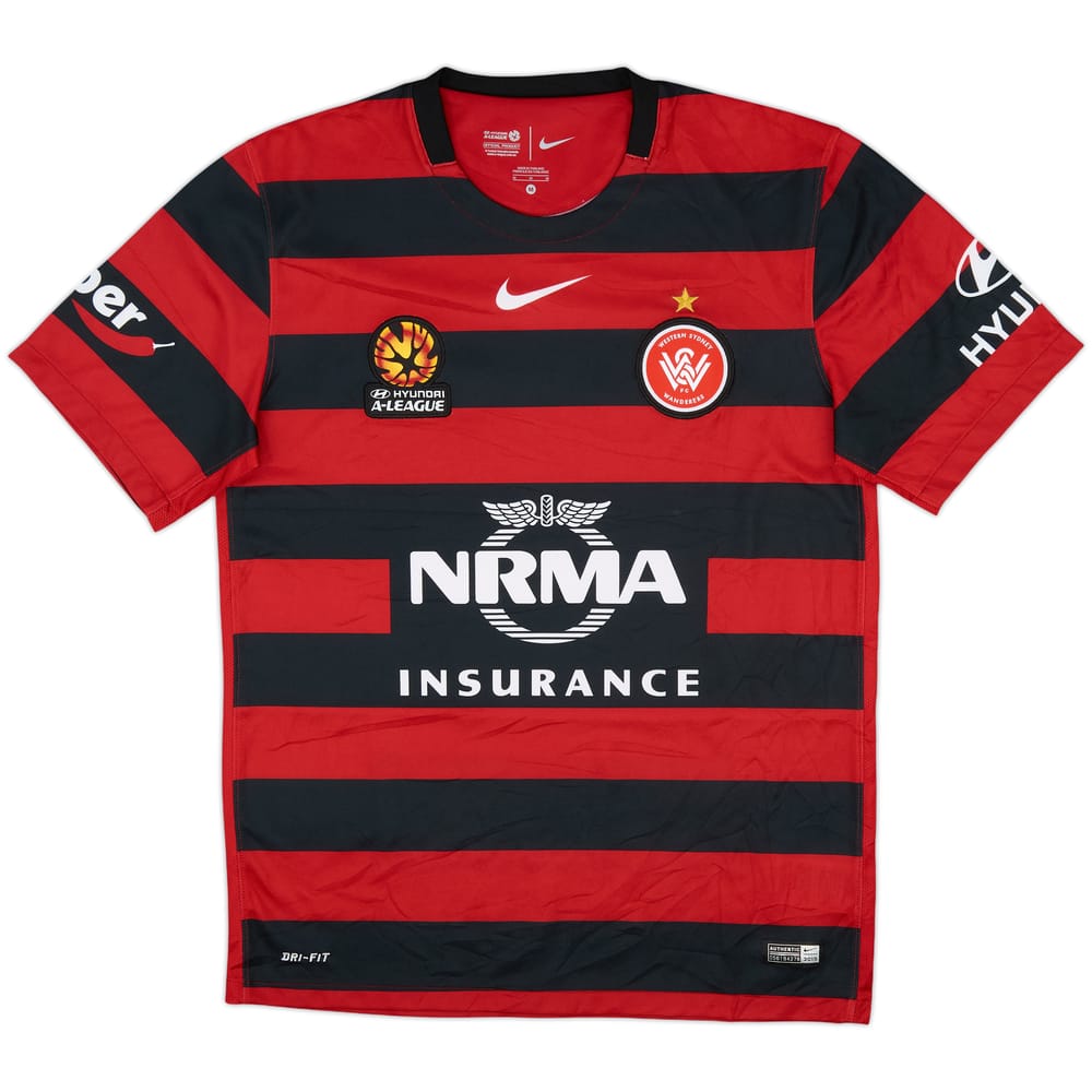 2015-16 Western Sydney Wanderers Home Shirt - 10/10 - (M)