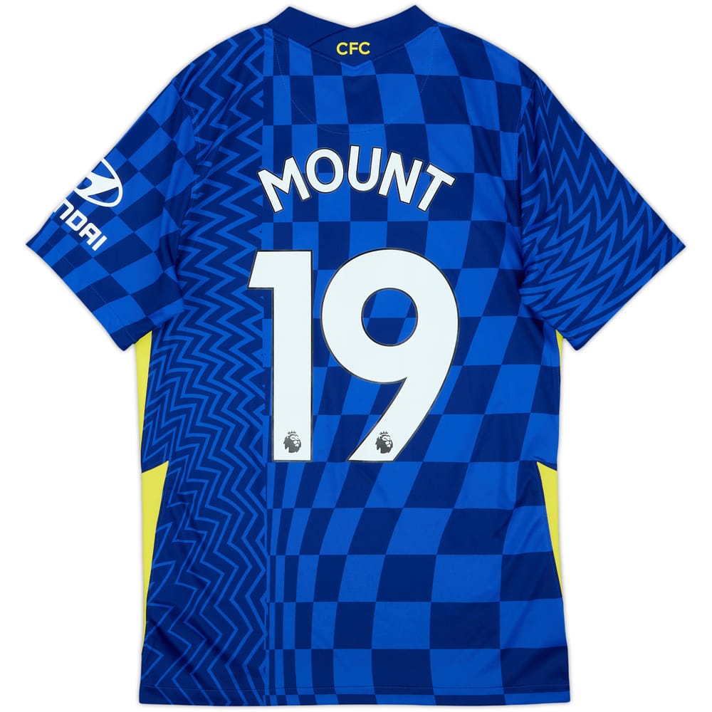 2021-22 Chelsea Home Shirt Mount #19 - 10/10 - (S)