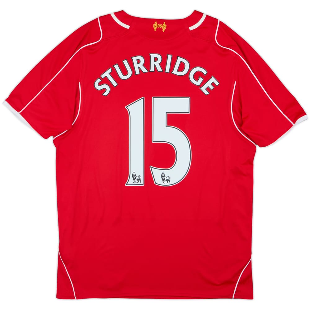 2014-15 Liverpool Home Shirt Sturridge #15 - 8/10 - (M)
