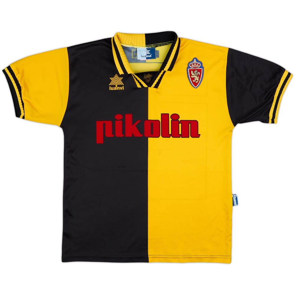 Camiseta de visitante del Real Zaragoza 1999-01 - 8/10 - (S)