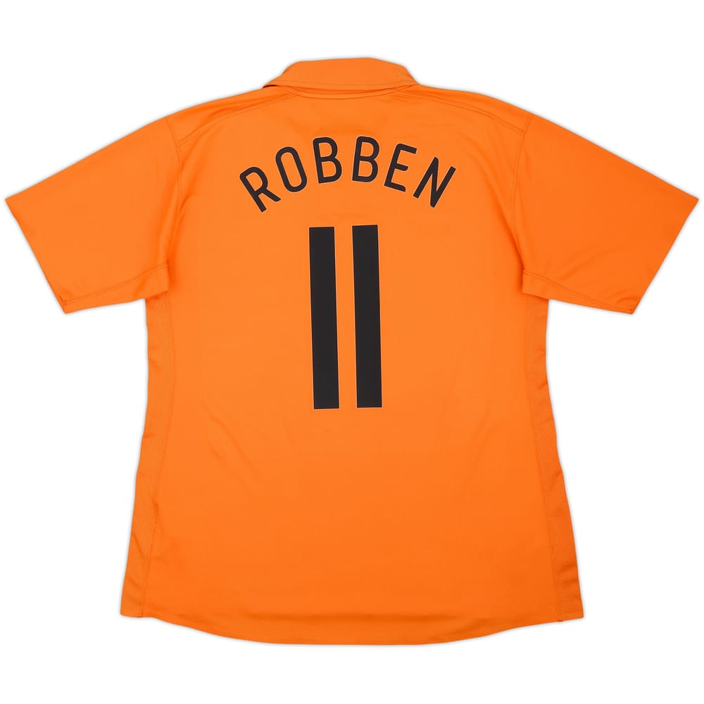 2006-08 Netherlands Player Issue Home Shirt Robben #11 - 6/10 - (XL)