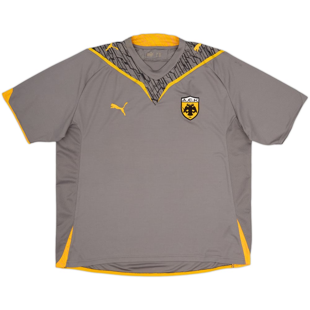Camiseta de la tercera equipación de AEK Athens 2009-10 - 8/10 - (XXL)