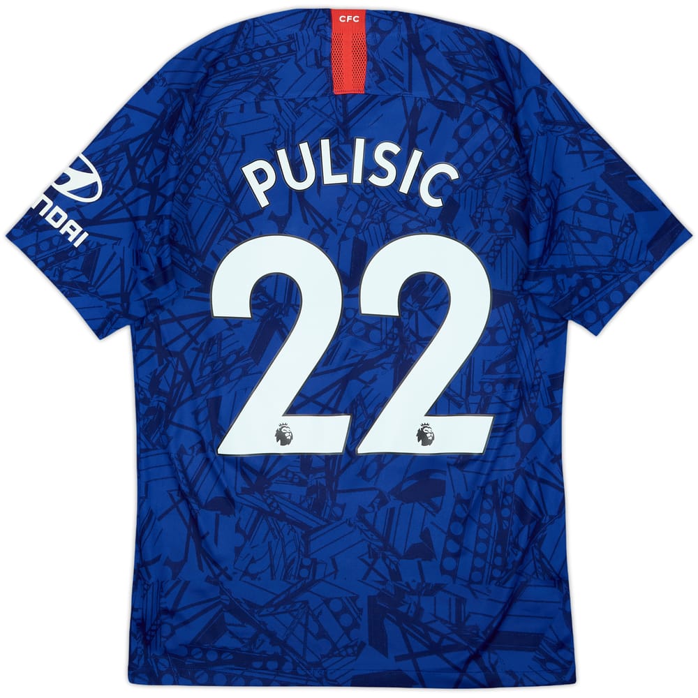 2019-20 Chelsea Home Shirt Pulisic #22 - 8/10 - (S)