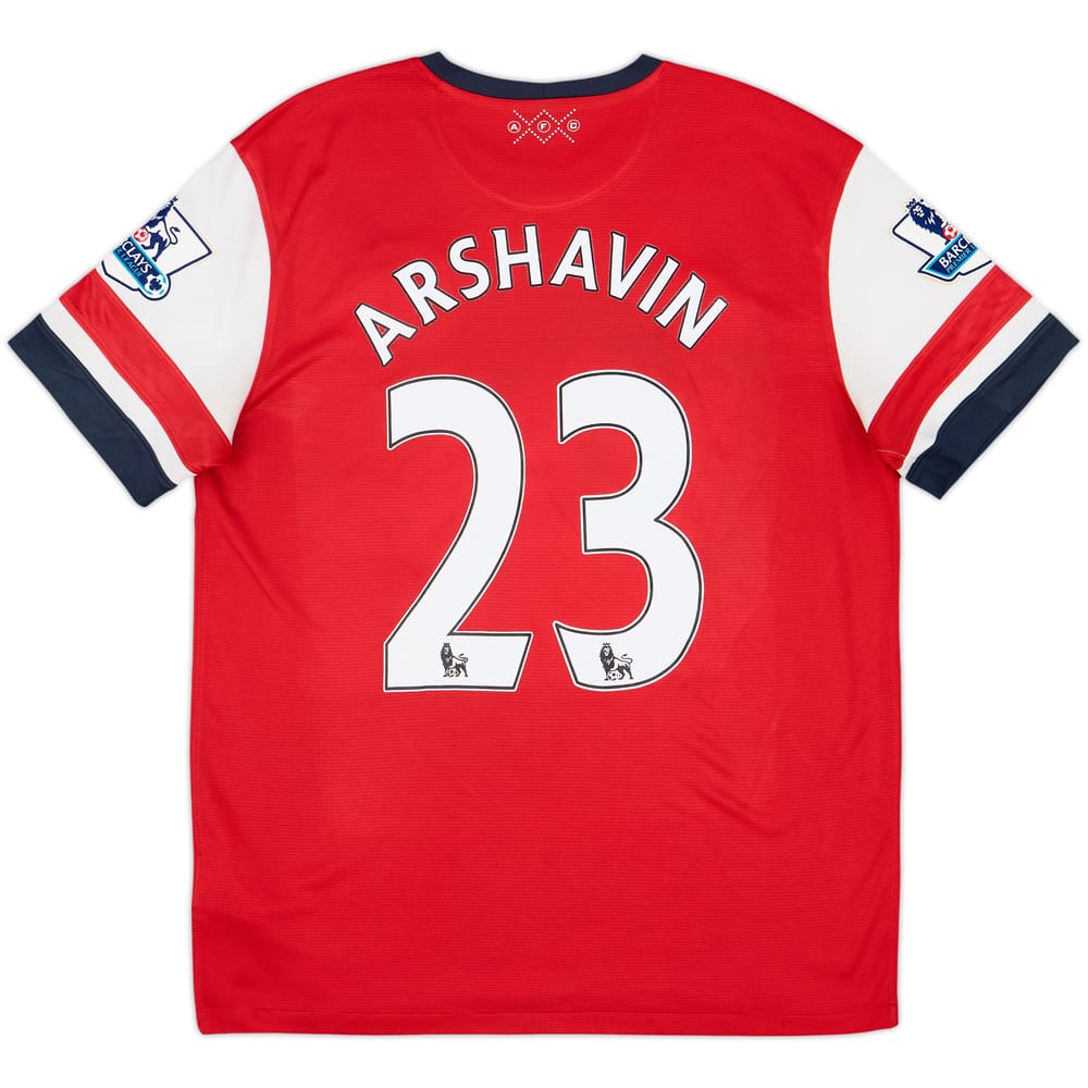 2012-14 Arsenal Home Shirt Arshavin #23 - 5/10 - (L)