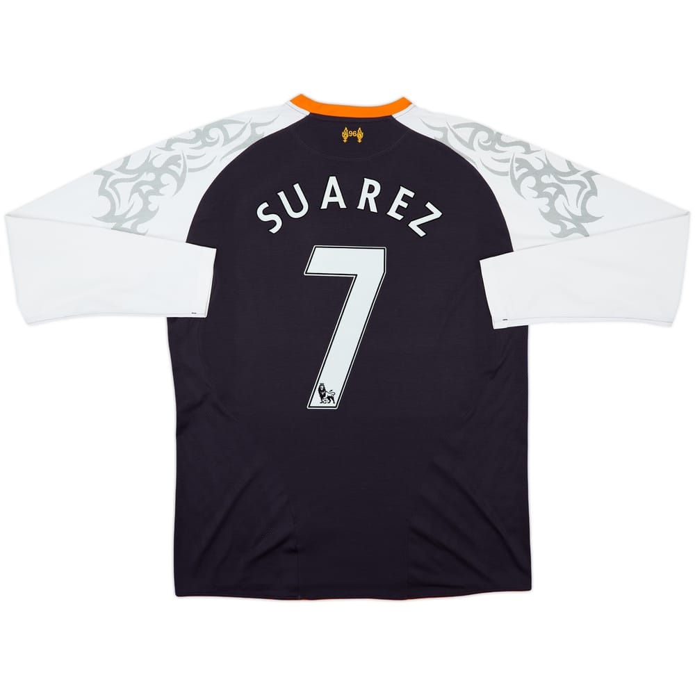 2012-13 Liverpool Third L/S Shirt Suarez #7 - 7/10 - (XL)