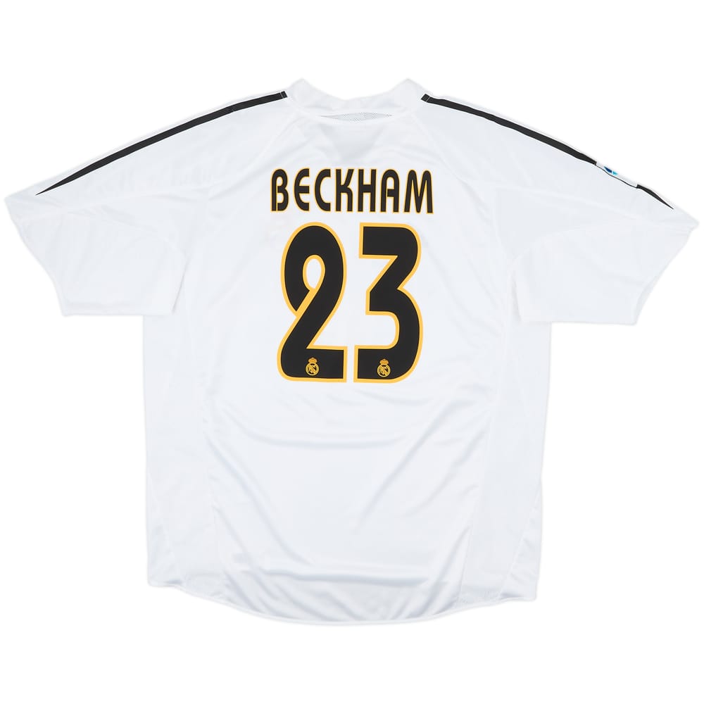 2004-05 Real Madrid Home Shirt Beckham #23 - 10/10 - (L)