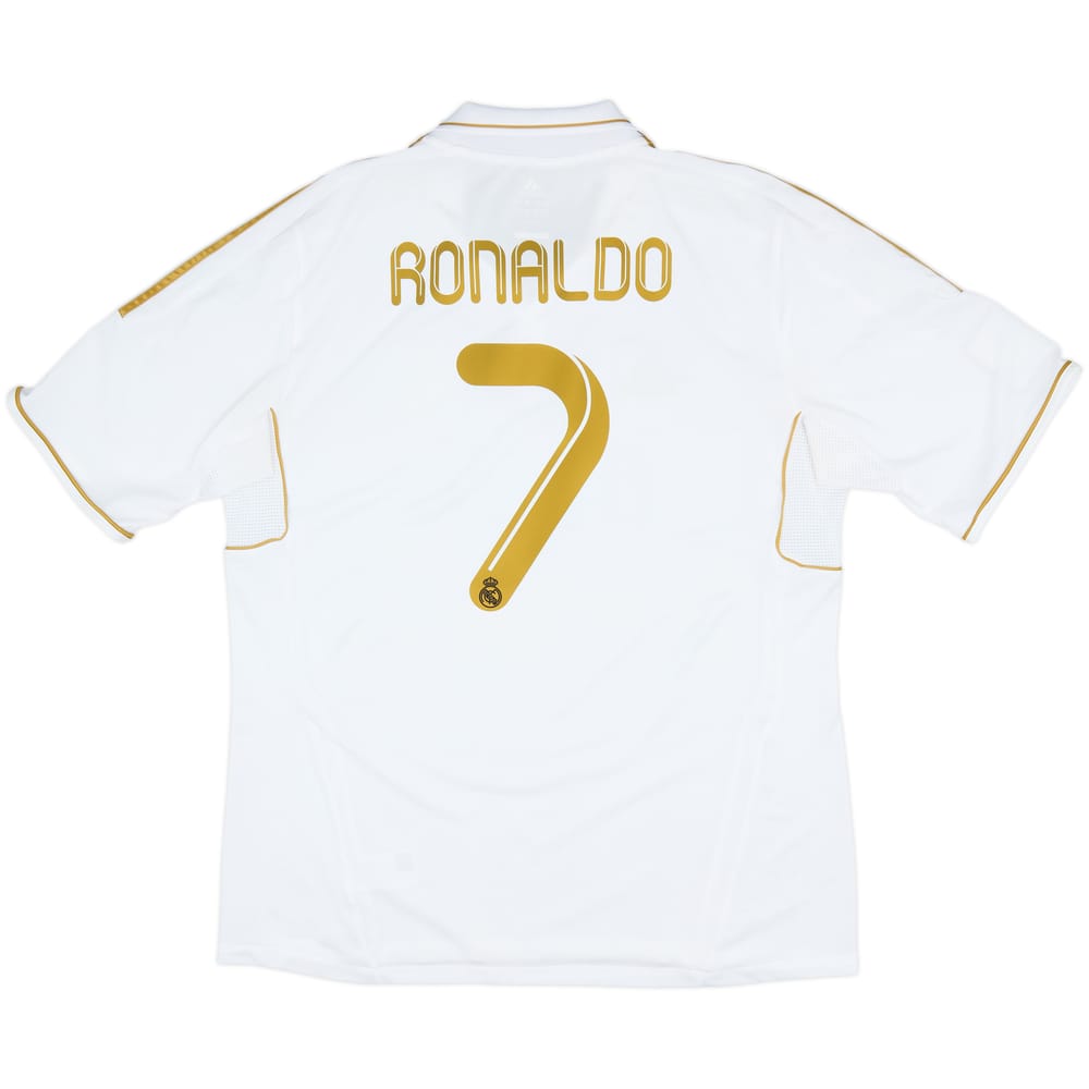 2011-12 Real Madrid Home Shirt Ronaldo #7 - 8/10 - (XL)