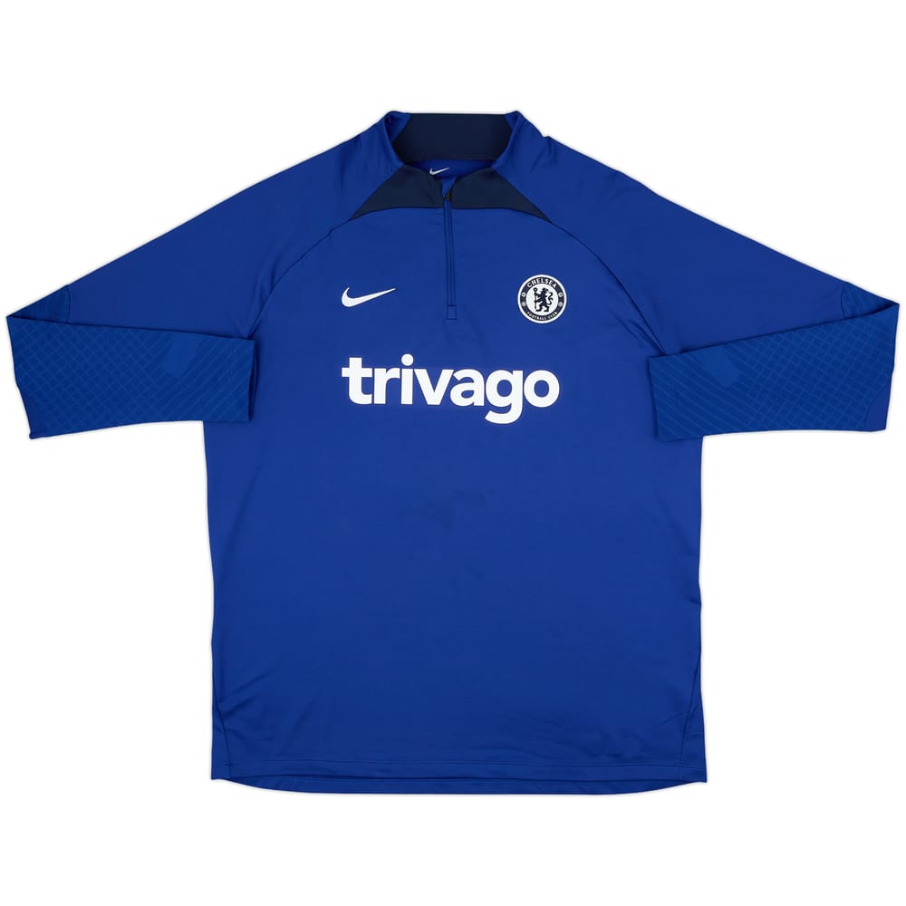 2022-23 Chelsea Nike 1/4 Zip Drill Top - 8/10 - (XL)