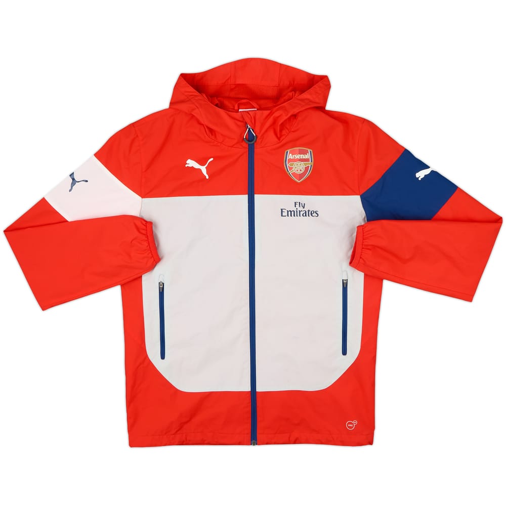 2014-15 Arsenal Puma Hooded Track Jacket - 8/10 - (S)