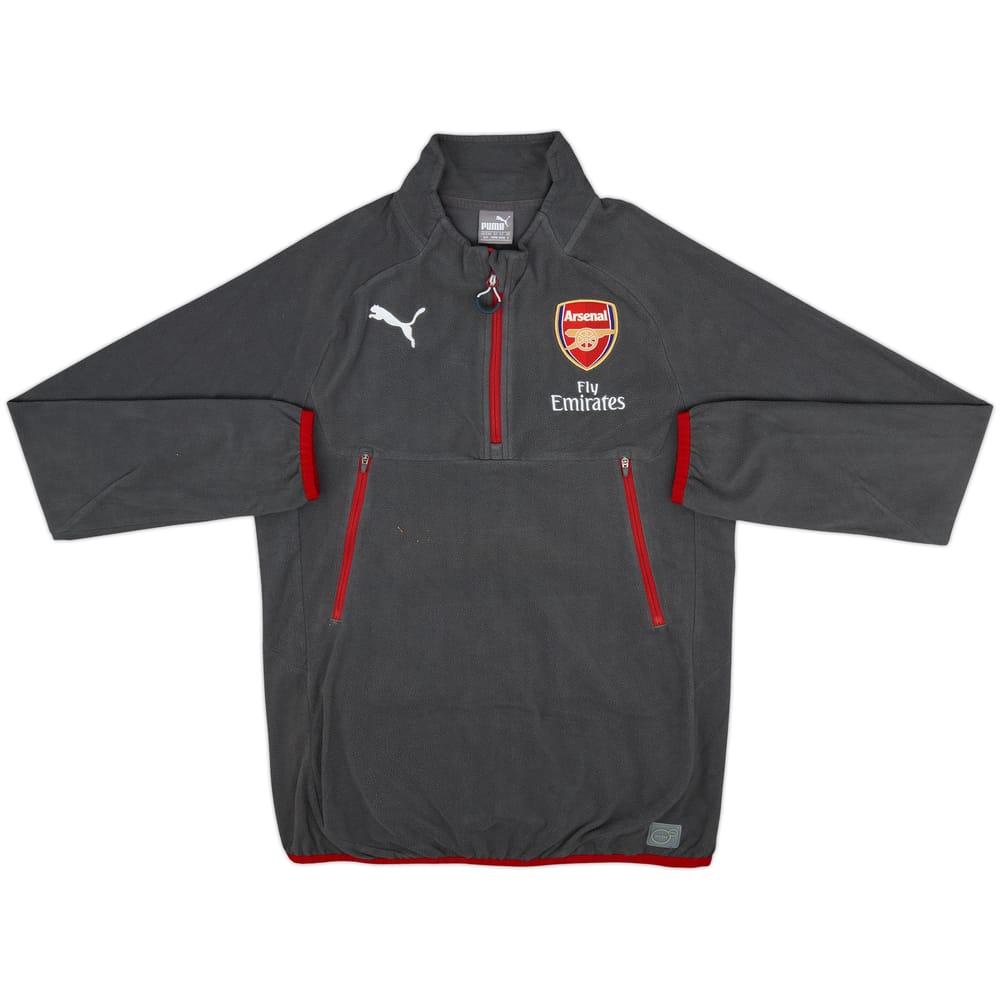 2016-17 Arsenal Puma 1/4 Zip Fleece Top - 8/10 - (S)