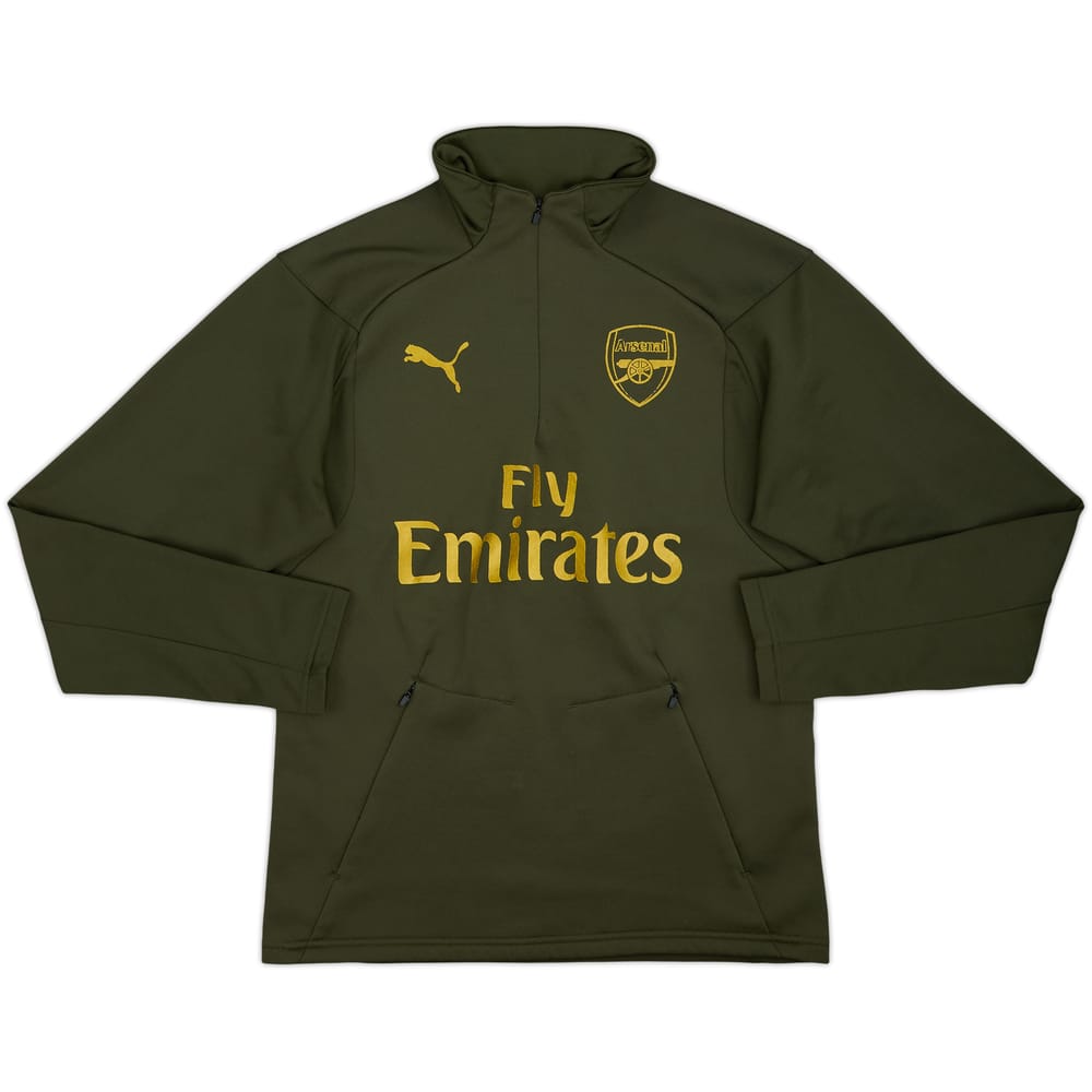 2018-19 Arsenal Puma 1/4 Zip Track Jacket - 7/10 - (S)