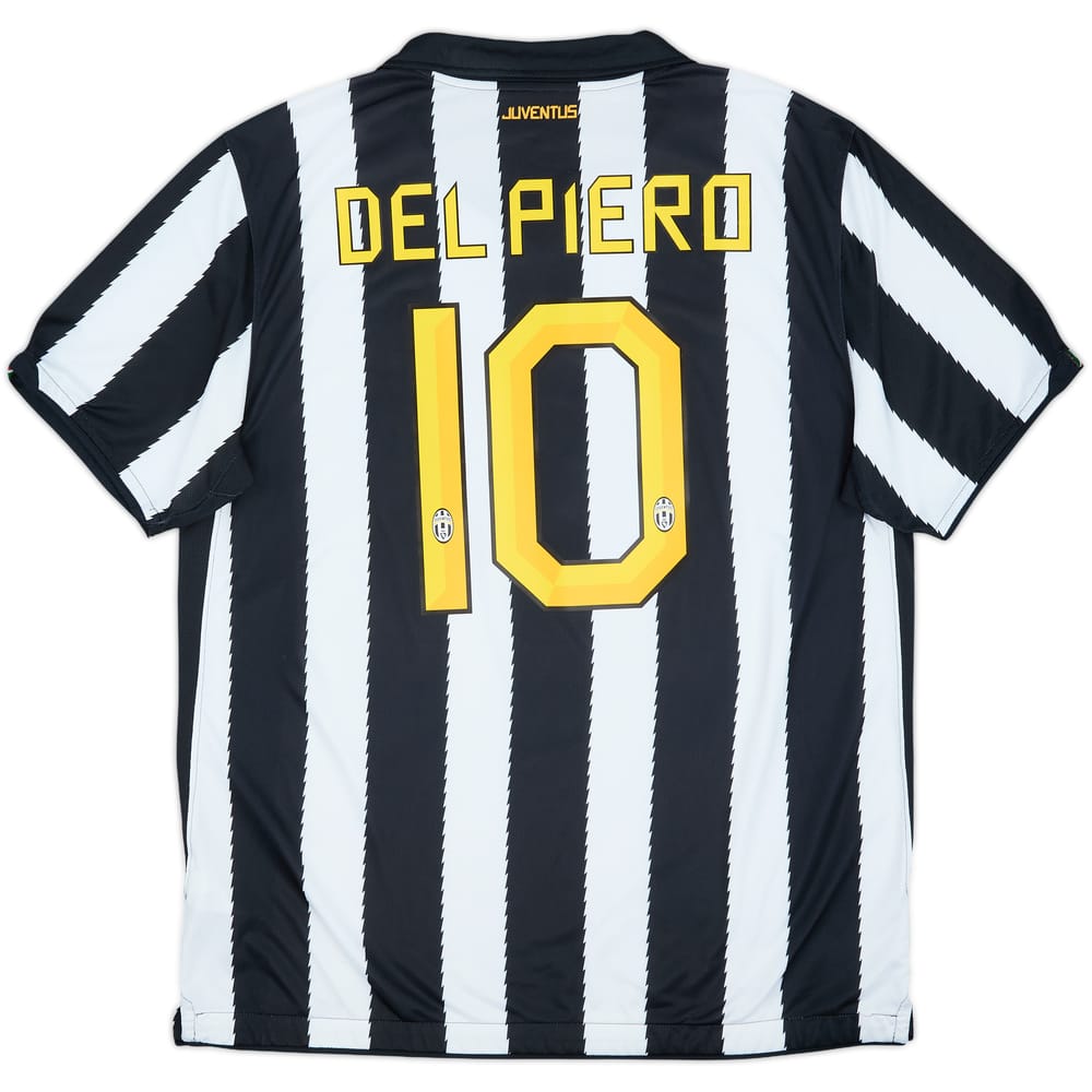 2010-11 Juventus Home Shirt Del Piero #10 - 8/10 - (XL)