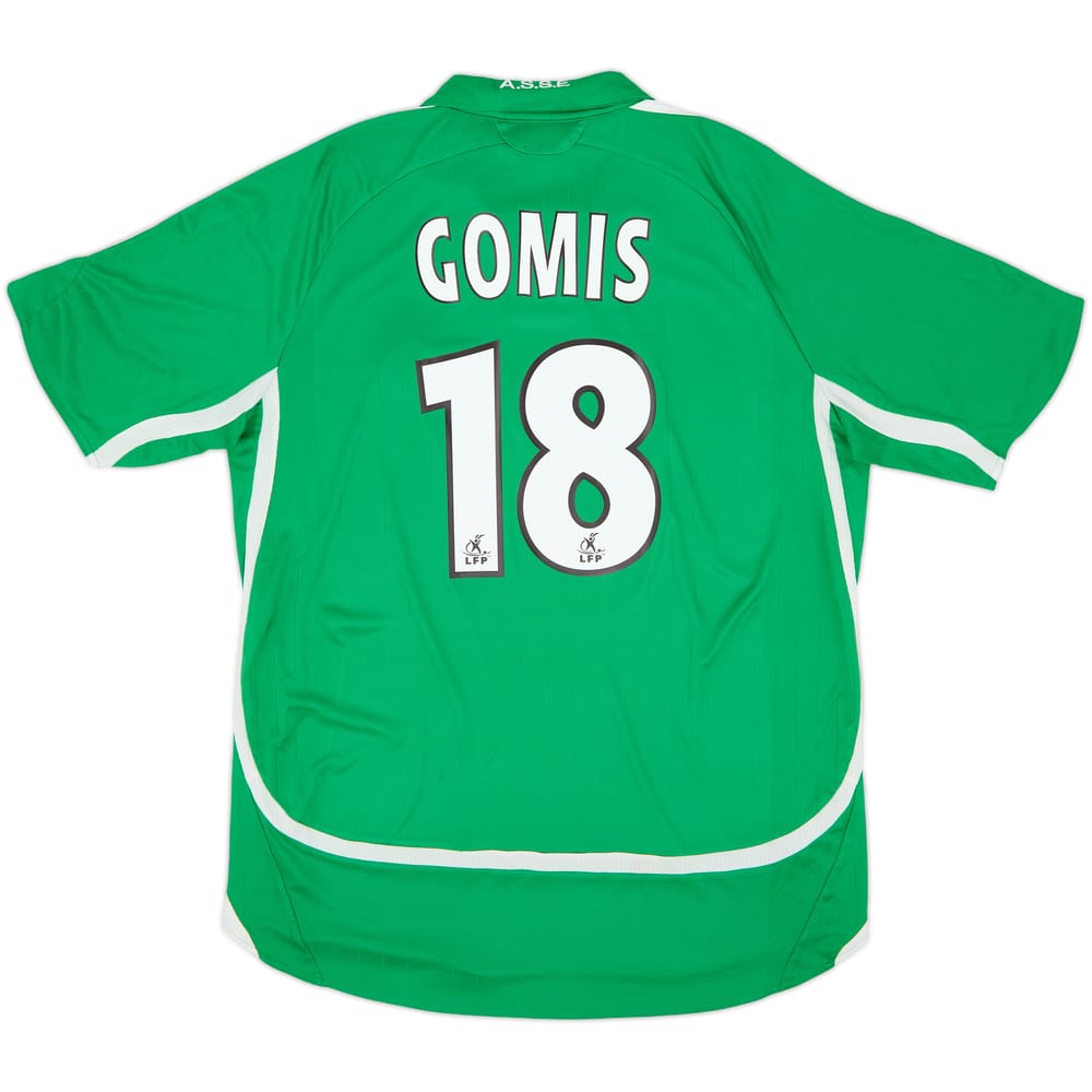 2006-07 Saint Etienne Home Shirt Gomis #18 - 7/10 - (L)