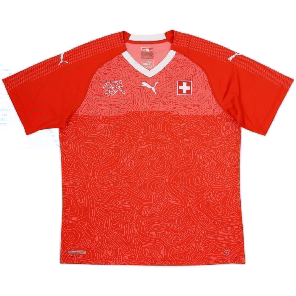 2018-20 Switzerland Home Shirt - 8/10 - (XL)
