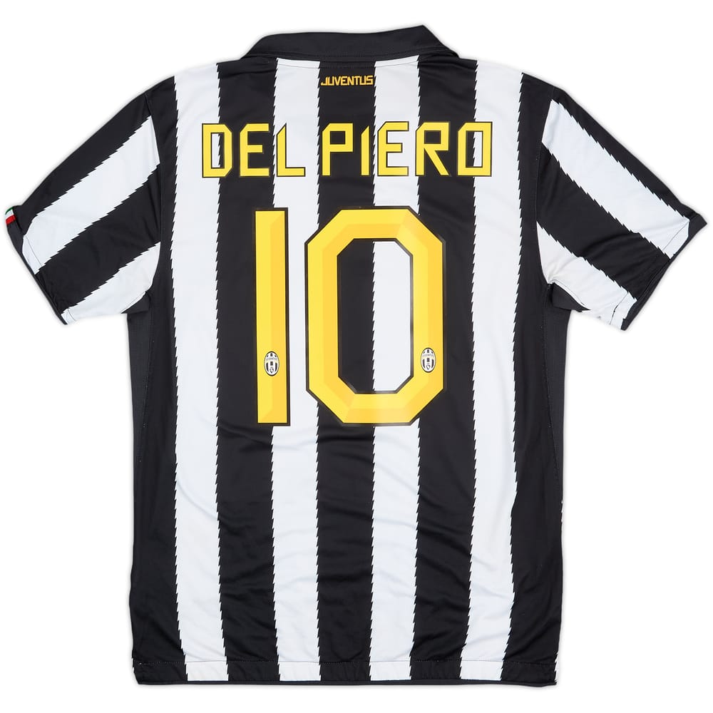 2010-11 Juventus Home Shirt Del Piero #10 - 7/10 - (M)