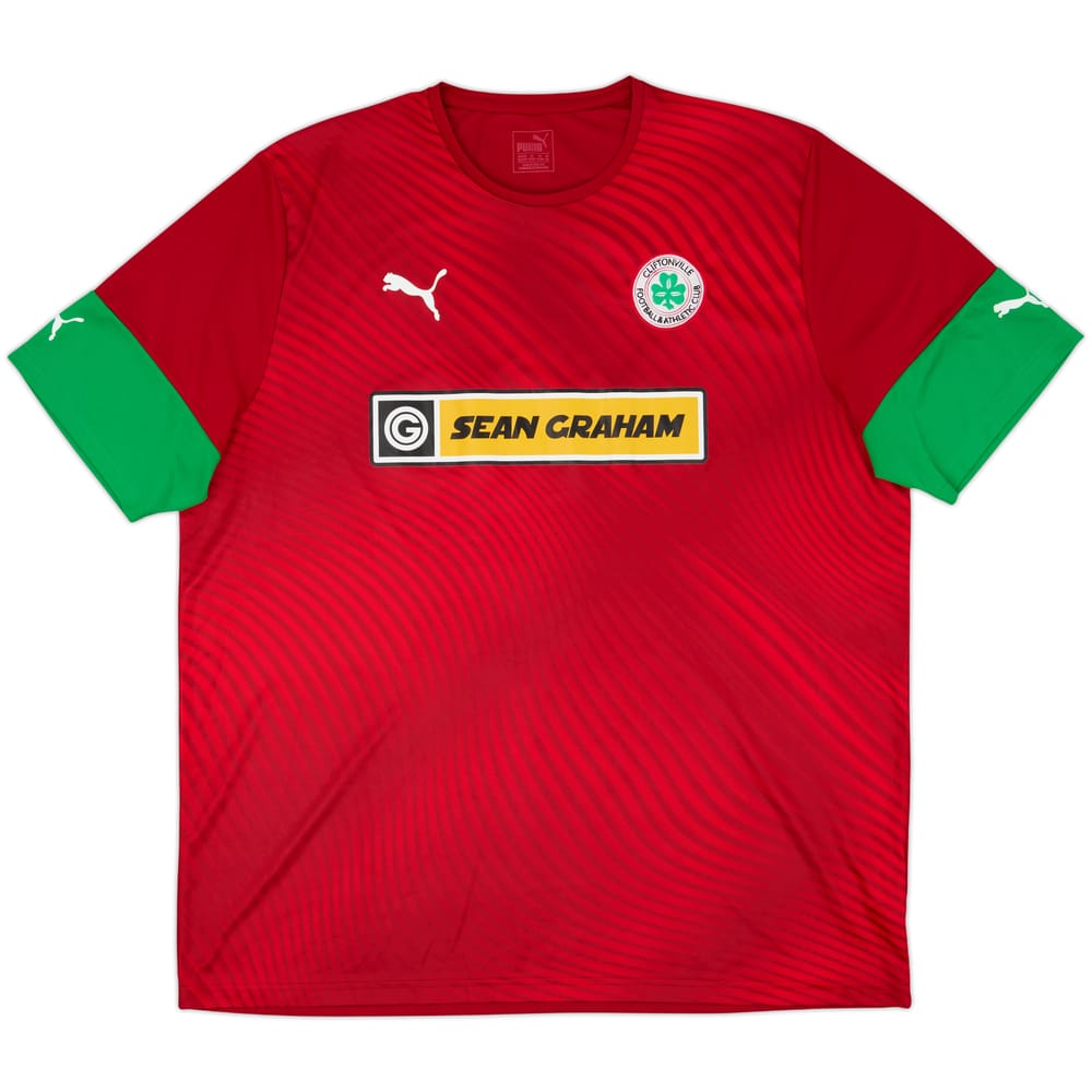 2019-21 Cliftonville Home Shirt - 10/10 - (XXL)