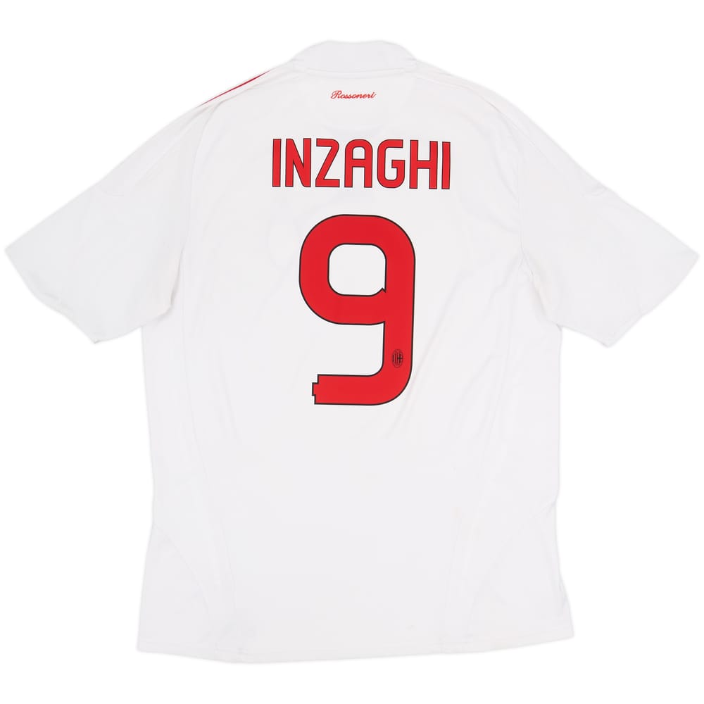 2008-09 AC Milan Away Shirt Inzaghi #9 - 6/10 - (L)