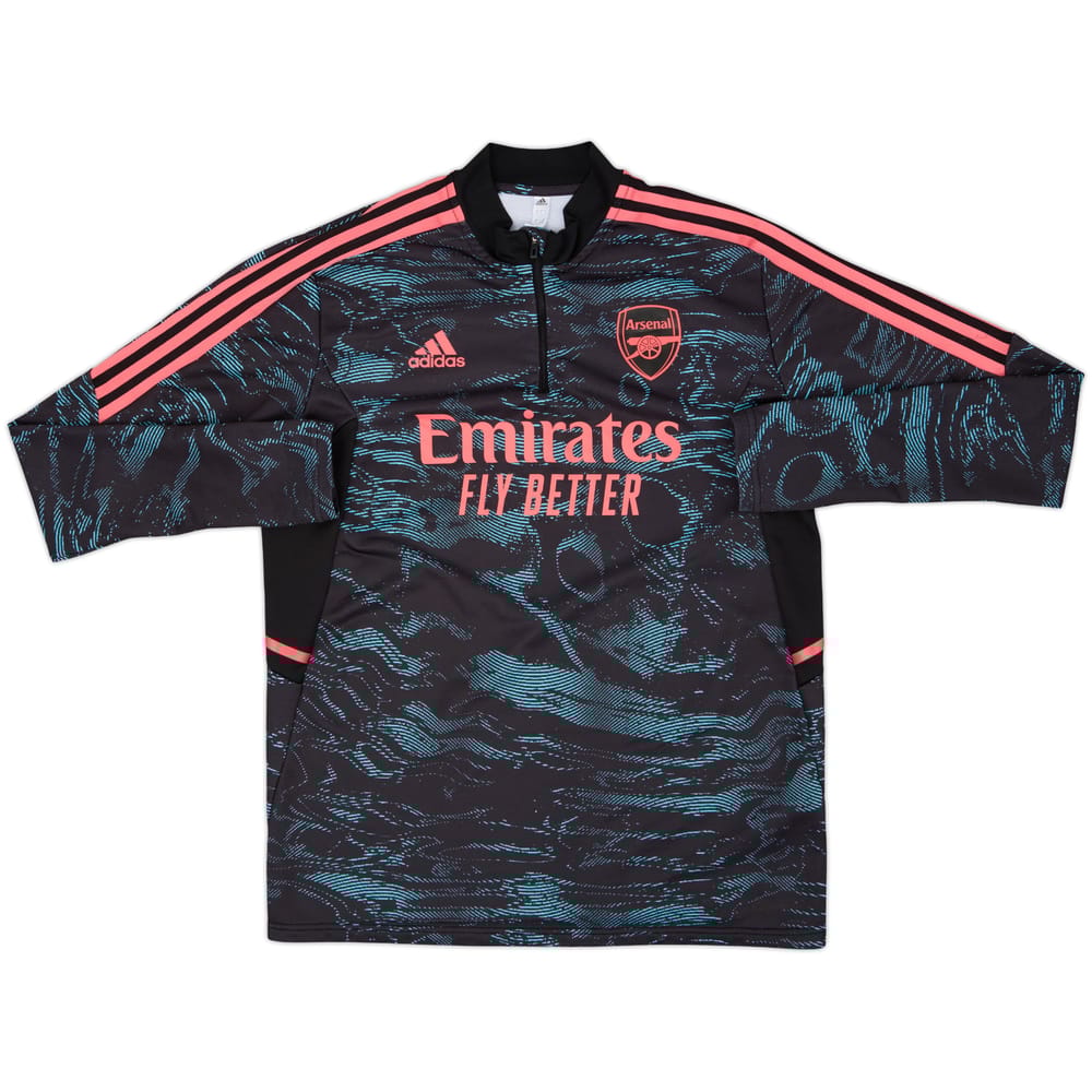 2022-23 Arsenal adidas 1/4 Zip Drill Top - 9/10 - (L)