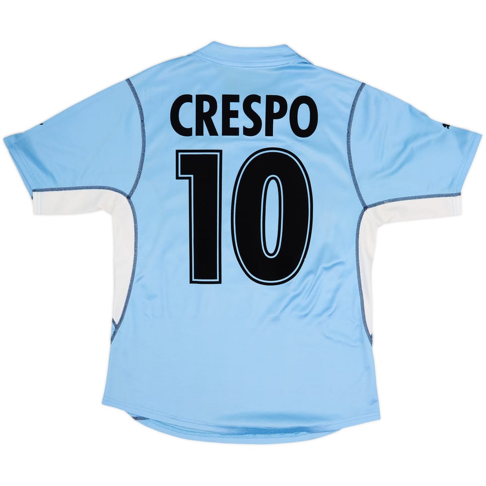 2001-02 Lazio Camiseta Local Crespo #10 - 6/10 - (M)