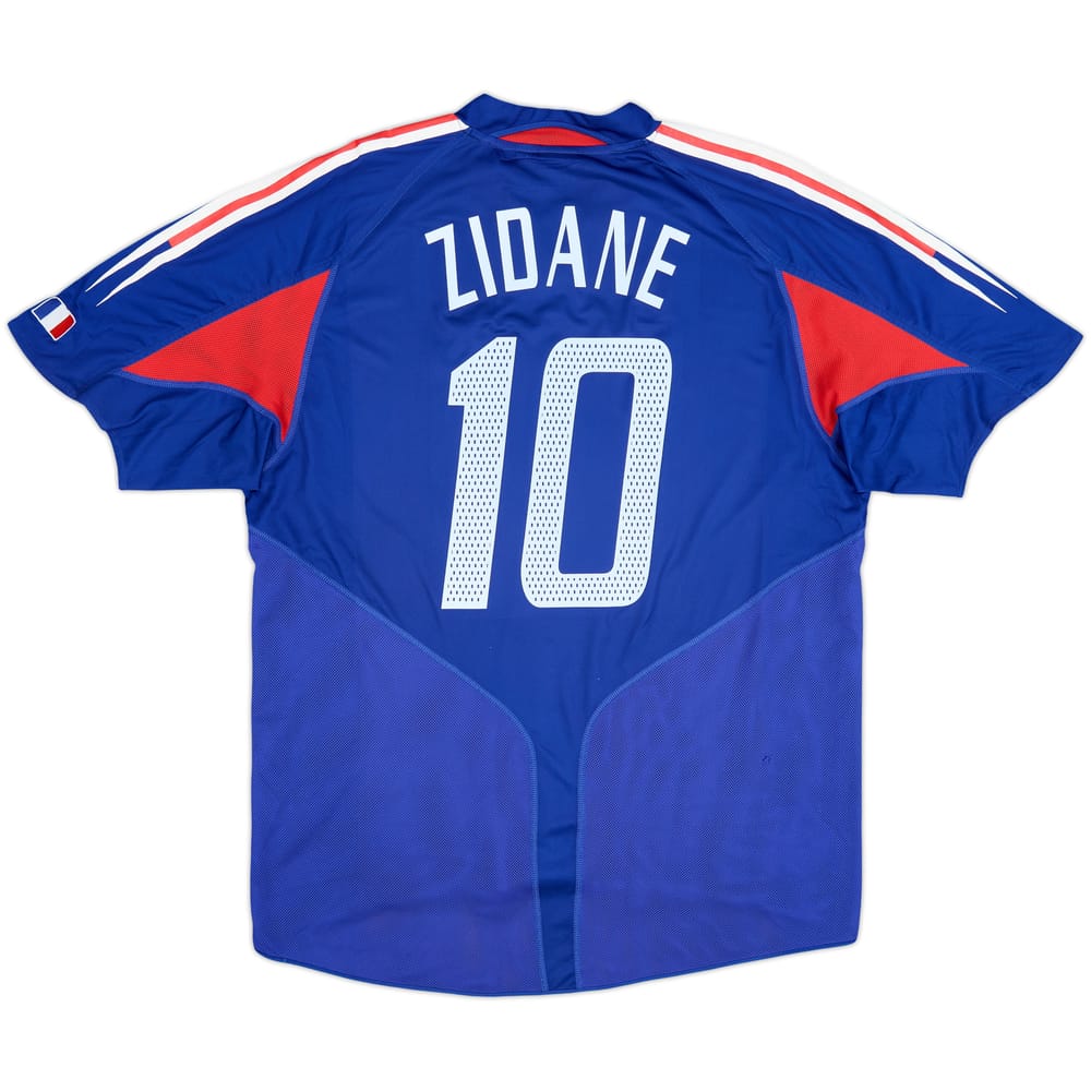 2004-06 France Home Shirt Zidane #10 - 6/10 - (XL)