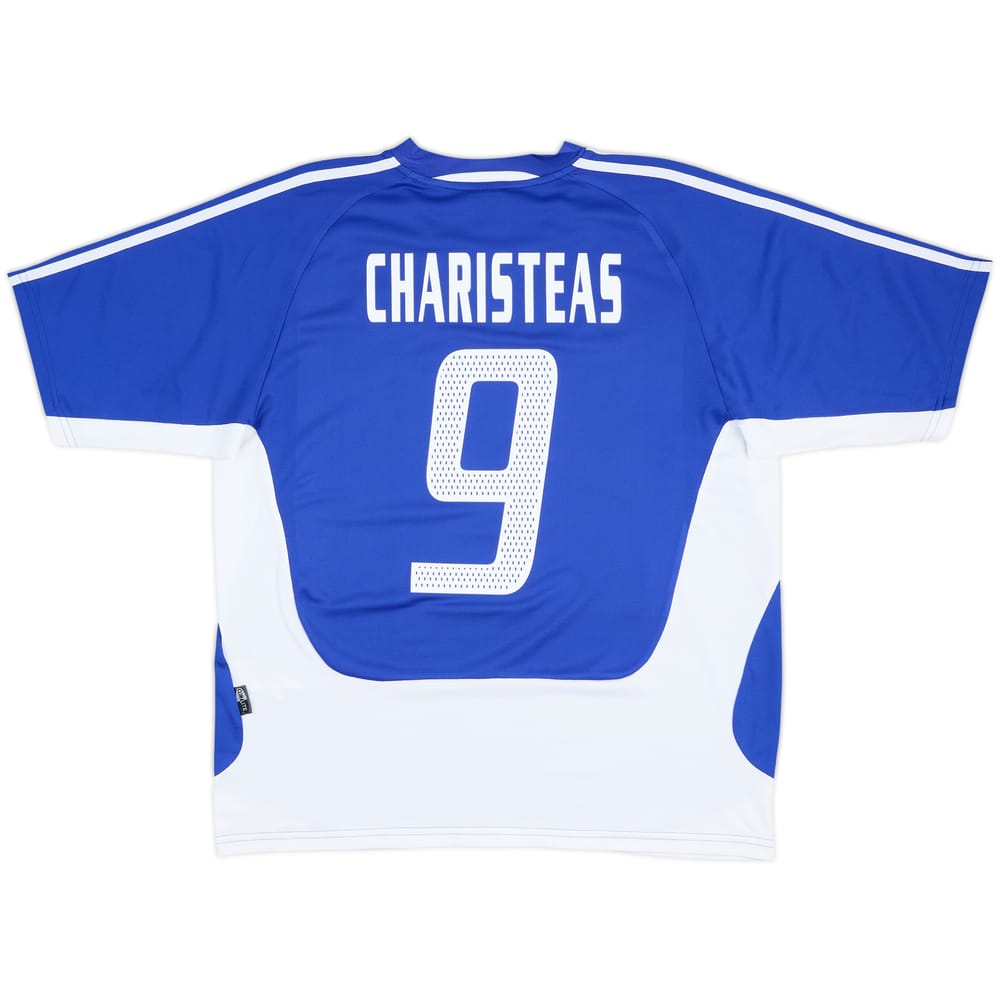 2004-06 Grecia Camiseta Local Charisteas #9 - 9/10 - (L)