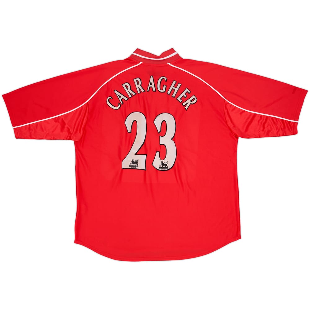 2000-02 Liverpool Home Shirt Carragher #23 - 6/10 - (XL)
