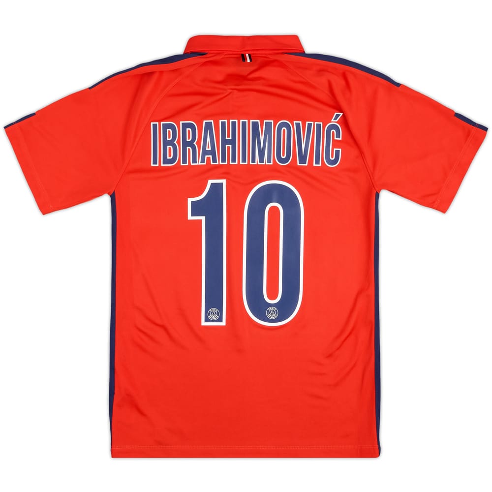 Camiseta de la tercera equipación del Paris Saint-Germain 2014-15 Ibrahimovic #10 - 9/10 - (M)