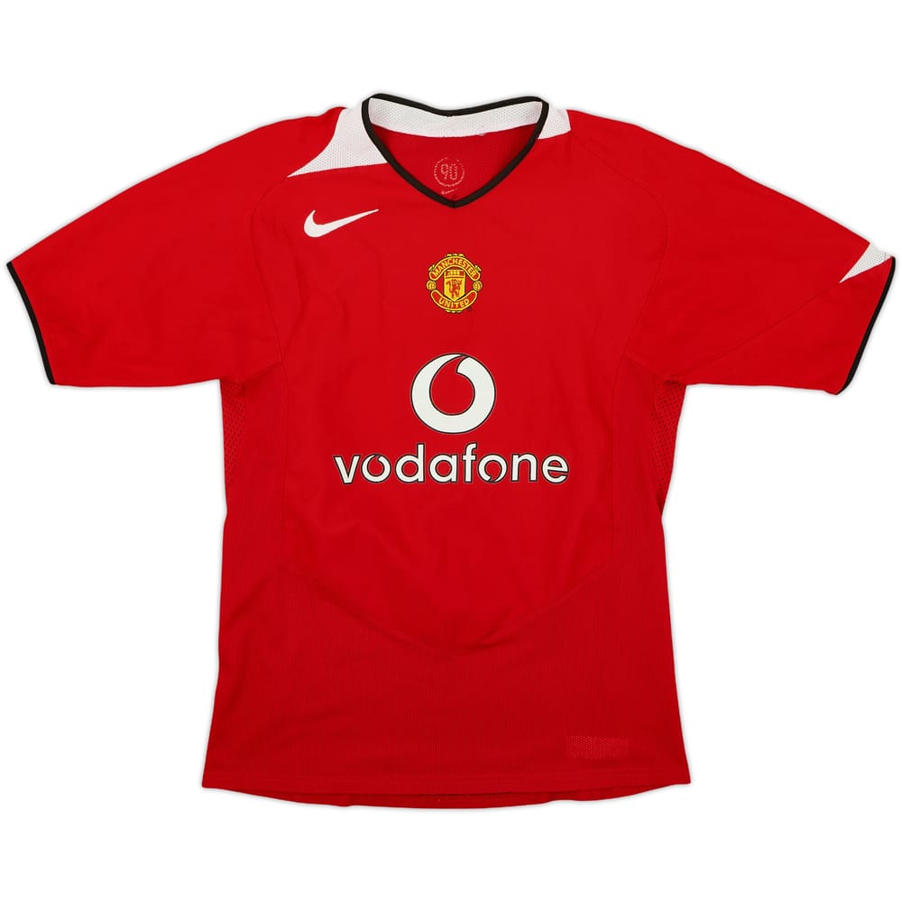2004-06 Manchester United Home Shirt - 8/10 - (M.Boys)