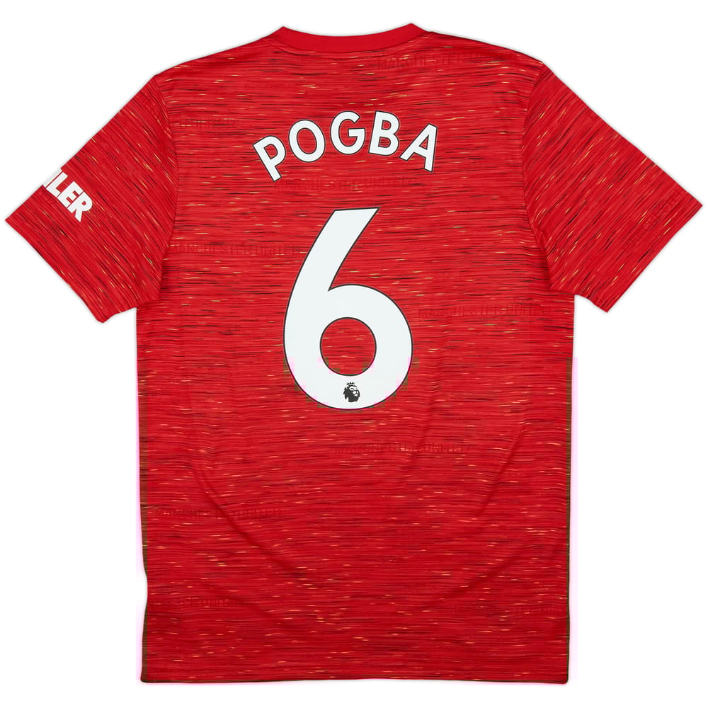 2020-21 Manchester United Home Shirt Pogba #6 - 9/10 - (M)