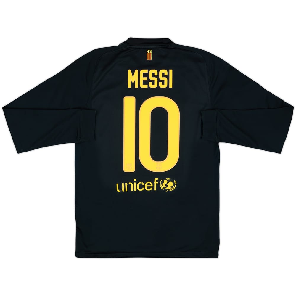 2011-12 Barcelona Away L/S Shirt Messi #10 - 6/10 - (M)