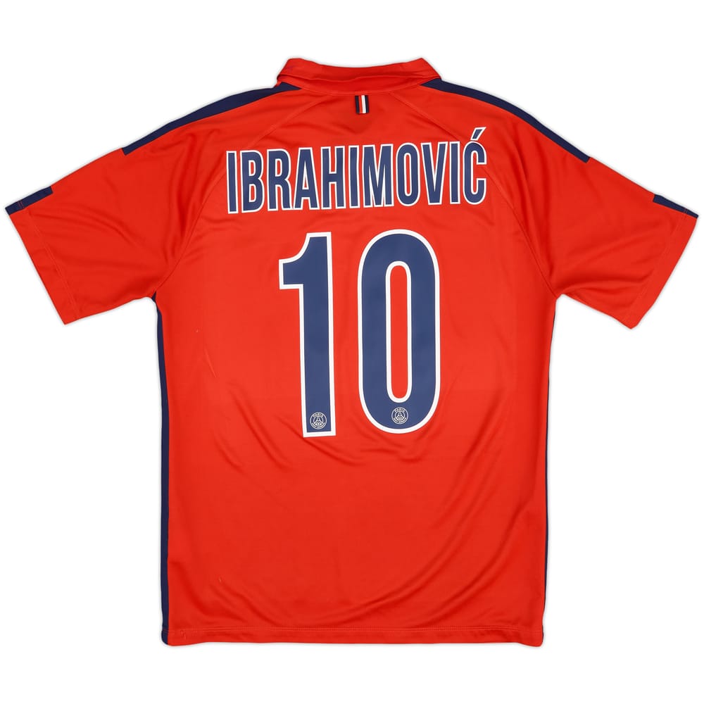 Camiseta de la tercera equipación del Paris Saint-Germain 2014-15 Ibrahimovic #10 - 8/10 - (M)