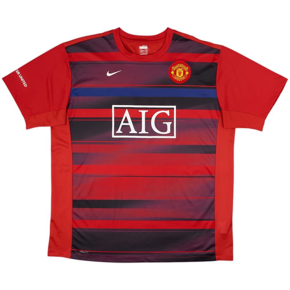 2009-10 Manchester United Nike Training Shirt - 9/10 - (XXL)